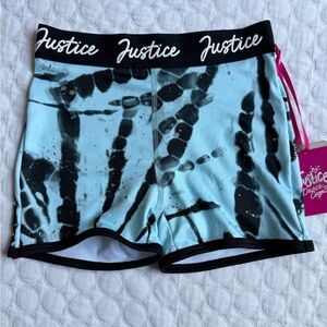 Girls CUTE Justice Fashion Active Shorts  Size M (10) BRAND NEW